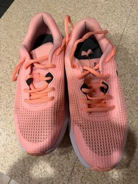 Under Armour Coral/Peach Women's Athletic Running Sneakers